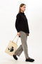 Zoozie Bags Bolso de mano 1227 100% algodón color crema 35x40x8 cm